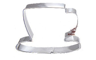 1 τμχ ζαχαροπλαστείο reposteria Τσαγιέρα Φλιτζάνι Τσαγιού Φοντάν Κέικ Εργαλεία Διακόσμησης από ανοξείδωτο χάλυβα Κόφτης μπισκότων Φόρμα ζαχαροπλαστικής για Cupcake