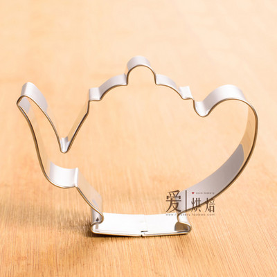 1 τμχ ζαχαροπλαστείο reposteria Τσαγιέρα Φλιτζάνι Τσαγιού Φοντάν Κέικ Εργαλεία Διακόσμησης από ανοξείδωτο χάλυβα Κόφτης μπισκότων Φόρμα ζαχαροπλαστικής για Cupcake