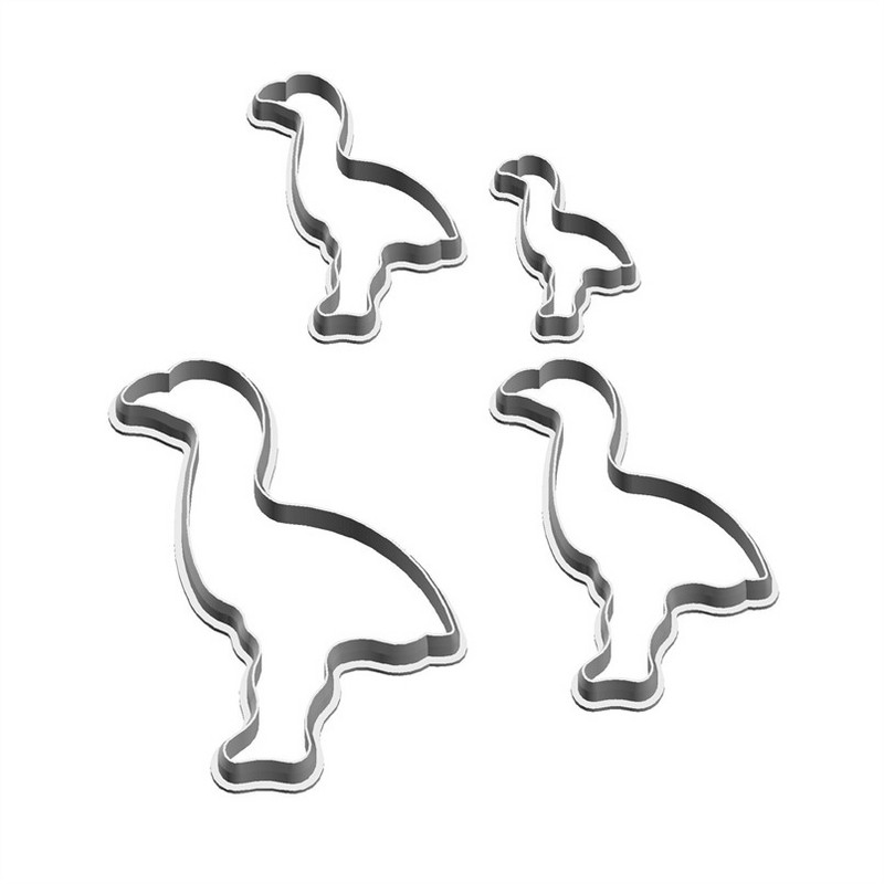 Animale zburătoare din desene animate cu patru specificații, flamingo mic, matrițe din plastic, unelte pentru fondant pentru prăjituri, tăietori pentru prăjituri, sushi și fructe