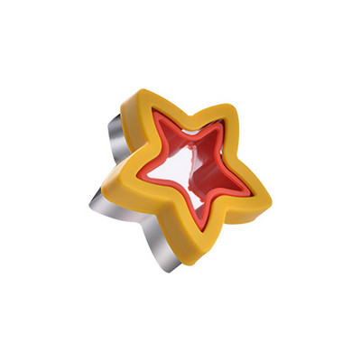 Φόρμες για μπισκότα καρδιάς από ανοξείδωτο ατσάλι Στρογγυλό τετράγωνο κόφτη μπισκότων Χρήσιμα κοπτικά λαχανικών για παιδιά για κοπή σάντουιτς Τηγανίτες ψωμιού