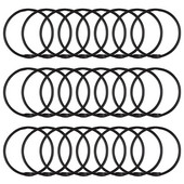 24 Πακέτα Κουρτινόξυλα μπάνιου Γάντζοι Στρογγυλοί μεταλλικοί δακτύλιοι κουρτινών ντουζιέρας Αυτοκόλλητη θήκη για πετσέτες Μαγνητική θήκη για πιάτα