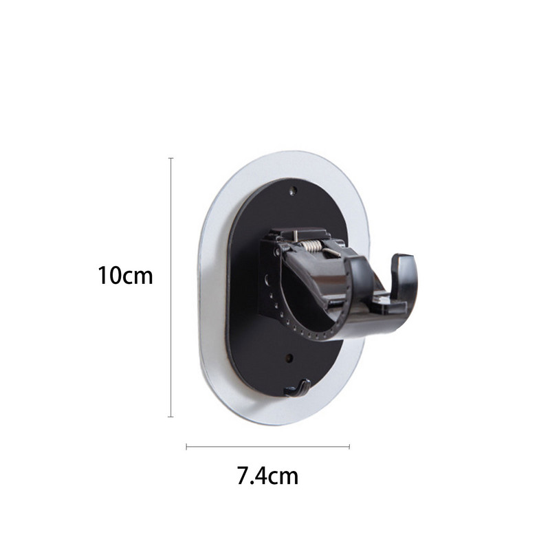2 vnt. lipnus užuolaidų strypo laikiklio naudingasis kabliukas su mini kabliu, be nagų ir montavimo įranga