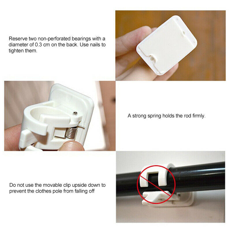 Seinale riputusklambriga kardinapuu isekleepuv riputuskonks 2 tk varda fikseeritud klambriga riputushoidik Kodutarvikud Klambrikonks