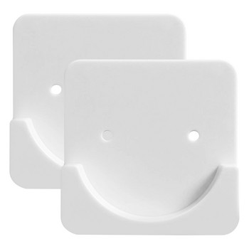 2 τμχ ABS Ανθεκτική ντουλάπα για το σπίτι Πρακτικό κουρτινόξυλο ντους Επιτοίχιο βαρέως τύπου αντιολισθητικό τέλος Μπάνιο