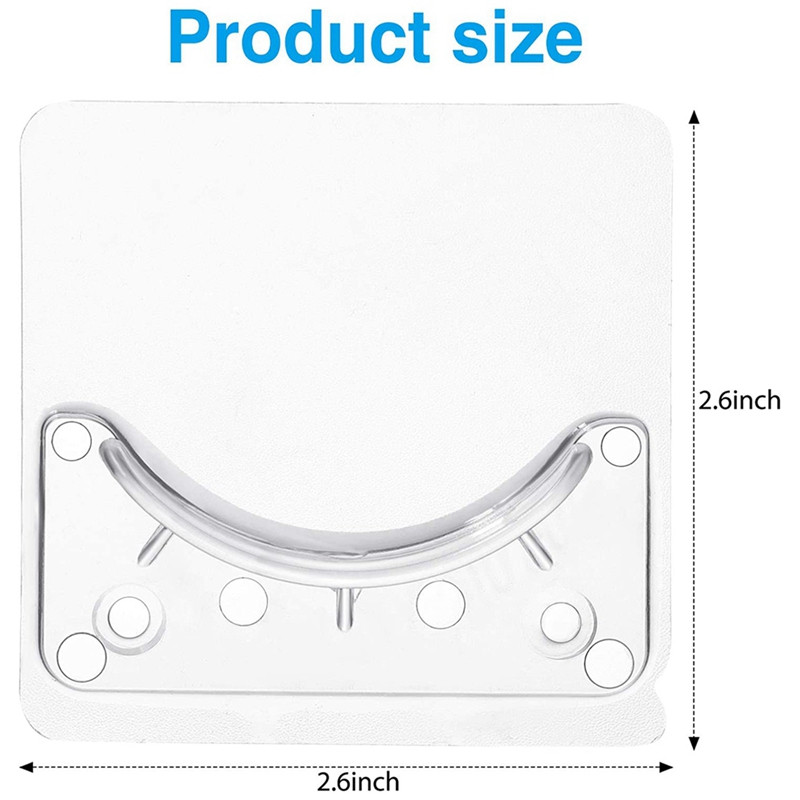 Lipnus dušo užuolaidų strypo laikiklis, sieninis dušo strypo laikiklis, montuojamas be gręžimo, lipnus strypo tvirtinimo laikiklis