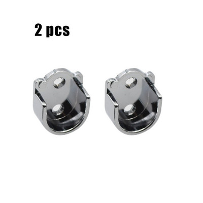 Στήριγμα για ράβδο ντουλάπας για ρούχα 2 κουρτινόξυλο ντους Στήριγμα 16mm/19mm/22mm/25mm Ανθεκτικό εύκολο στην εγκατάσταση