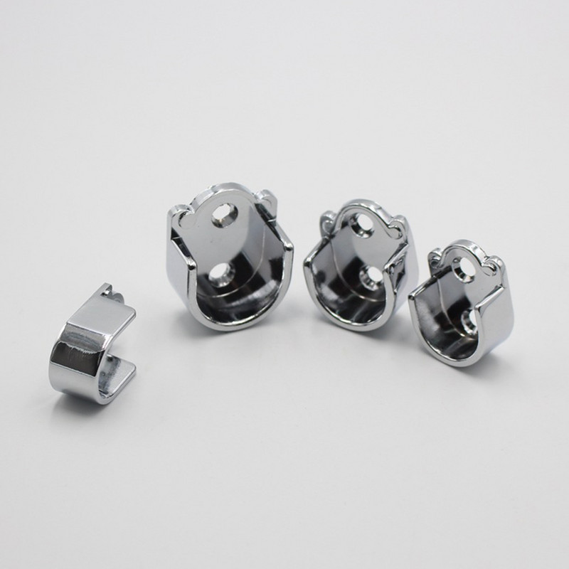 Στήριγμα για ράβδο ντουλάπας για ρούχα 2 κουρτινόξυλο ντους Στήριγμα 16mm/19mm/22mm/25mm Ανθεκτικό εύκολο στην εγκατάσταση