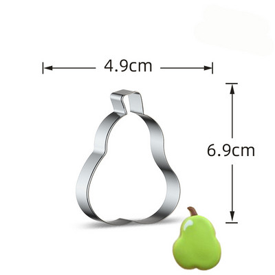 1 tk puuviljad küpsisevormid viinamarja banaani pirni küpsise leivalõikur suviste puuviljade jaoks sünnipäevapeo tarvikud isetegemise küpsetusriistad