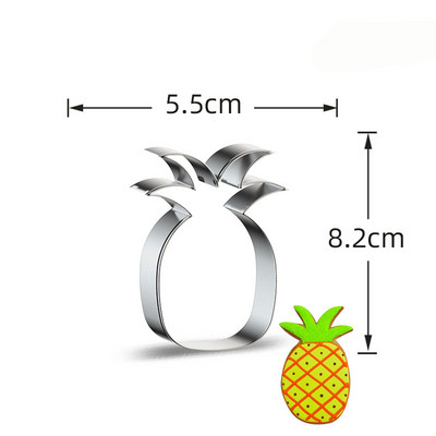 1 tk puuviljad küpsisevormid viinamarja banaani pirni küpsise leivalõikur suviste puuviljade jaoks sünnipäevapeo tarvikud isetegemise küpsetusriistad