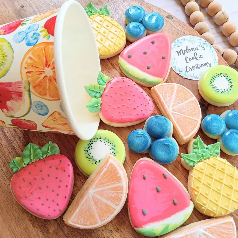 1 tk puuviljad küpsisevormid viinamarja banaani pirni küpsise leivalõikur suviste puuviljade jaoks sünnipäevapeo tarvikud isetegemise küpsetusriistad