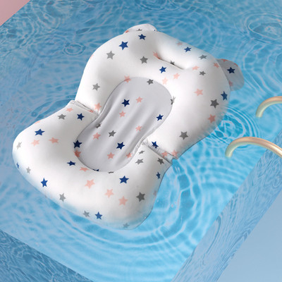 Μαξιλάρια μπάνιου μωρού Αντιολισθητικό Ματ Στήριγμα καθίσματος μπανιέρας Άνετο μαξιλάρι σώματος Ρυθμιζόμενο αξεσουάρ μπάνιου για νεογέννητο μαξιλάρι μπανιέρας