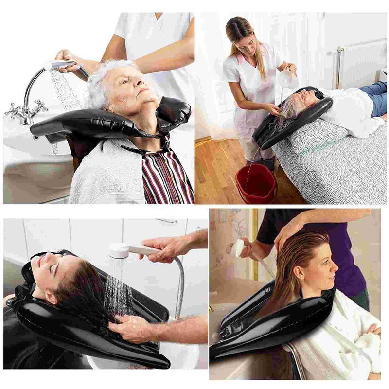 Täispuhutav šampoonipea padi Mugav kraanikauss padi padjad juuksepadjad