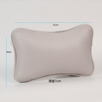 3D мрежеста възглавница за баня тип кост 2 вендузи Удебеляване на домашна баня Неплъзгаща се възглавница за баня Хотелска спа масажна възглавница Възглавница за баня