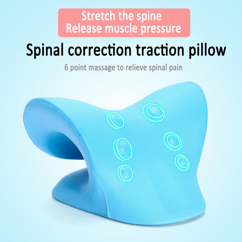 Kaklo masažo pagalvė Kaklo pečių gimdos kaklelio chiropraktikos traukos prietaiso masažo pagalvė, skirta skausmą malšinančiam kūno kaklo masažuokliui