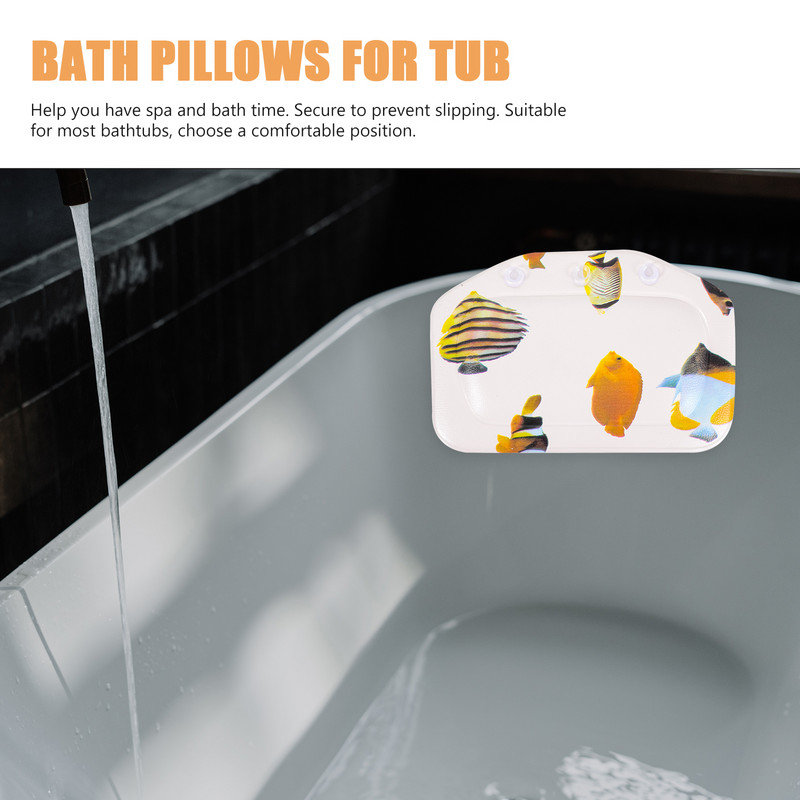 Vonios galvos atrama pagalvė Vonios mirkymo vonia Nuovargį mažinanti vonia Patogios pagalvės