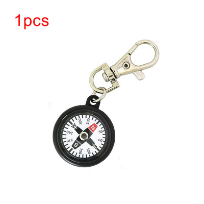Mini izdzīvošanas kompass pārnēsājams āra kempings pārgājienu kabatas navigators piedzīvojumu atslēgas piekariņš kompass kāpšanas aprīkojums