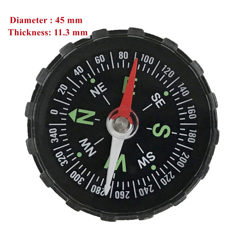 Mini täpse kompassi praktiline juhend matkamiseks matkamiseks põhjanavigeerimiseks