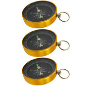 3 buc Busolă Accesorii de camping Hartă Aprovizionare de buzunar Drumeții Mic Inel pentru chei din aliaj de aluminiu Cârlig de fixare pentru copii