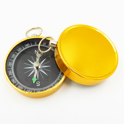 3 tk. Kompassi matkatarviku klõpsatusega konks väljas ellujäämiseks loominguline võtmehoidja kaart matkamine