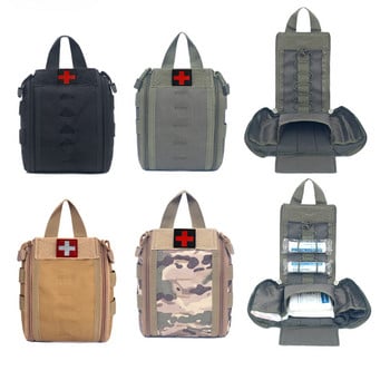 Аварийни тактически комплекти за първа помощ Медицинска чанта Външен армейски ловен автомобил Авариен къмпинг Инструмент за оцеляване Военен EDC калъф