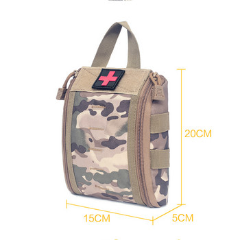 Κιτ πρώτων βοηθειών έκτακτης ανάγκης Τακτικής ιατρικής τσάντας υπαίθριου στρατού Κυνηγιού αυτοκινήτου έκτακτης ανάγκης Camping Survival Εργαλείο Στρατιωτική θήκη EDC