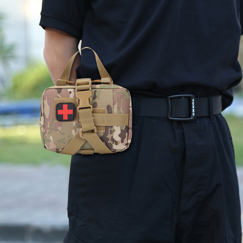 100D nailono EMT Utility Pack nešiojamas išgyvenimo įrankių maišelis Daugiafunkcis avarinis dėklas, skirtas stovyklavietėje bėgimui sportinei medžioklei