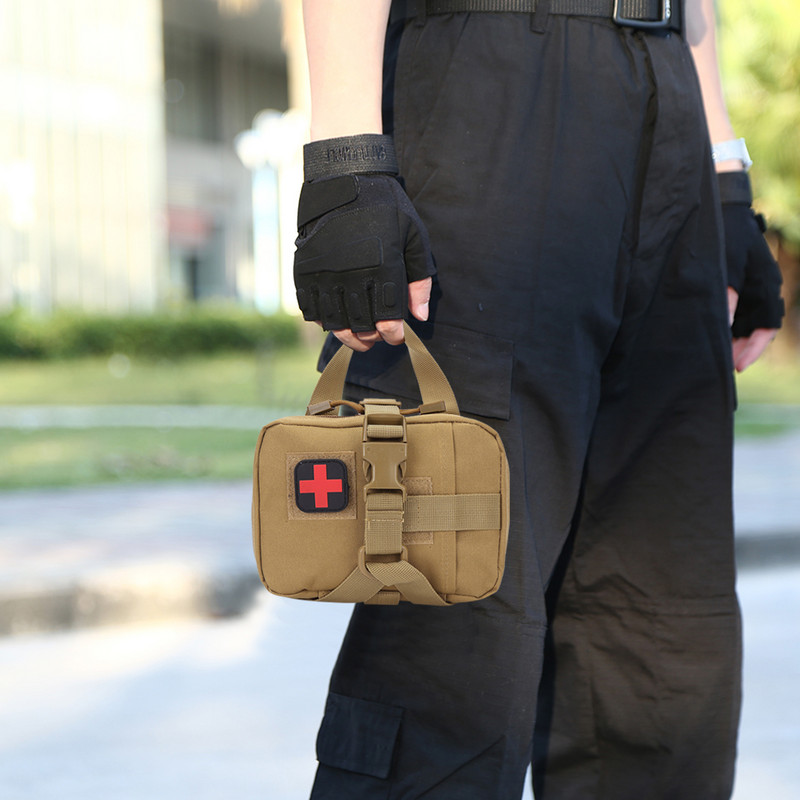 100D nailono EMT Utility Pack nešiojamas išgyvenimo įrankių maišelis Daugiafunkcis avarinis dėklas, skirtas stovyklavietėje bėgimui sportinei medžioklei