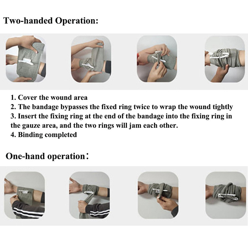 Vojni Izraelski zavoj Previjanje rana Hitna borbena kompresija Trauma Medicinska taktička prva pomoć IFAK alat za preživljavanje