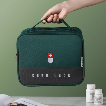 Πολυεπίπεδο κιτ πρώτων βοηθειών Οικογενειακό ντουλάπι φαρμάκου αδιάβροχο οργανωτή τσάντα φαρμάκων έκτακτης ανάγκης Φορητή τσάντα αποθήκευσης μεγάλης χωρητικότητας