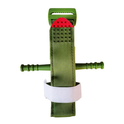 Aplicație de supraviețuire pentru garou de 95 cm Vârf roșu Ajutor pentru centură medicală de urgență pentru explorarea în aer liber. Banda cu cataramă pentru garou de urgență