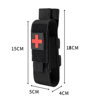 Тактически военен комплект за първа помощ Турникет Molle Комплект за оцеляване Чантичка Държач за кърмачки Медицинско оборудване Ножици Чанта за оборудване на открито