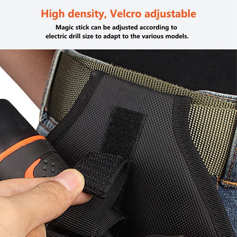 Tööriistakohver, vöökott, tööriistakott, tarvikute kohver, töökott, vöökott, karabiinikonks, vöö, multifunktsionaalne tasku, punane