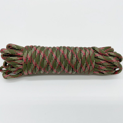 100 FT 50 FT skersmuo 4 mm 9 stovo šerdys Paracord for Survival Parašiuto virvelė Kempingas Laipiojimas Stovyklavietės Virve Žygiams Drabužių virvė