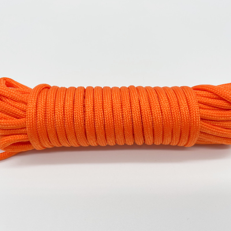 100 FT 50 FT skersmuo 4 mm 9 stovo šerdys Paracord for Survival Parašiuto virvelė Kempingas Laipiojimas Stovyklavietės Virve Žygiams Drabužių virvė