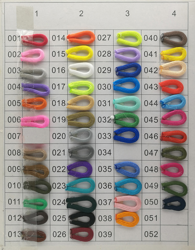 250 spalvų Paracord 550 Virvės Type III 7 stovas 100FT 50FT Paracord laido virvės išgyvenimo rinkinys Didmeninė prekyba