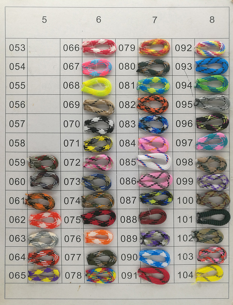 250 spalvų Paracord 550 Virvės Type III 7 stovas 100FT 50FT Paracord laido virvės išgyvenimo rinkinys Didmeninė prekyba
