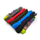 Paracord 550 Parachute Cord Lanyard Rope Mil Spec Type III 9 Strand 100FT 31m Climbing Kempingo išgyvenimo įranga Laipiojimo virvė