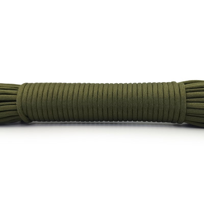 Paracord 550 Parachute Cord Lanyard Rope Mil Spec Type III 9 Strand 100FT 31m Climbing Kempingo išgyvenimo įranga Laipiojimo virvė
