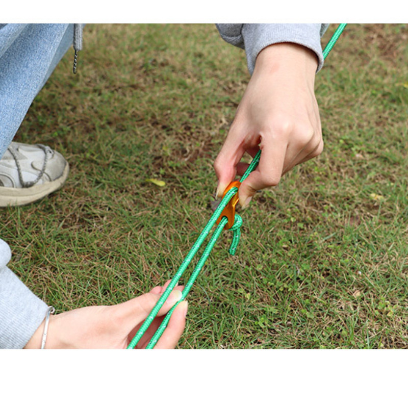 1/2 kom 4 m reflektivni šator od užeta Vanjski uže za kišobrane Uže otporno na vjetar 4 boje Podesiva kopča s duplim okom Izdržljivo uže za pričvršćivanje šatora