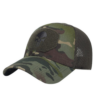Skull Tactical Hat Military Army Cap Men Sun Cap Summer Hunting Ζούγκλα Πεζοπορία Ψάρεμα Αθλητικό καπέλο Camo Ανδρικό καπέλο μπέιζμπολ Quick-Dry