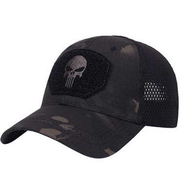 Kolju taktikaline müts Militaar Armee müts Meeste päikesemüts Suvine jaht Džungel Matkamine Kalastamine Sport Müts Camo Meeste pesapallimüts Kiiresti kuivav