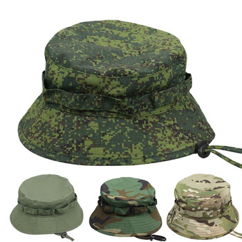 Στρατιωτικά αξεσουάρ στρατού Καλοκαιρινά καπέλα για άνδρες Multicam Tactical Airsoft Sniper Bucket Boonie Καπέλα