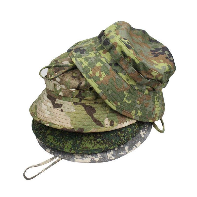 Vojni vojni dodaci Ljetne kape za muškarce Multicam taktički Airsoft Sniper Bucket Boonie šeširi