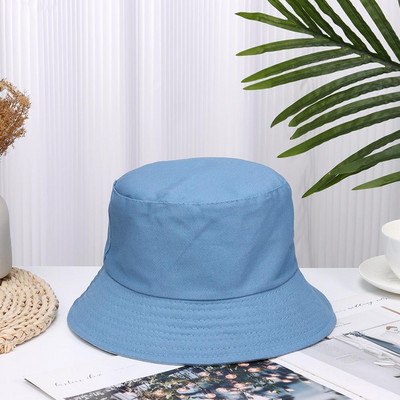 Unisex pamučni šeširi, ljetni sklopivi panamski šešir, jednobojni hip hop, ribarski šešir s UV zaštitom za plažu i širokim obodom