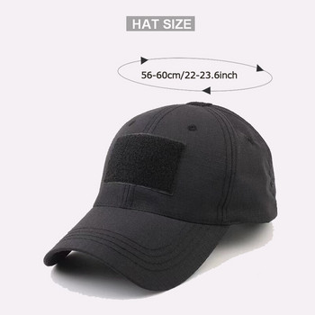 Мъжка военна тренировъчна шапка Модна бейзболна шапка Нов дизайн Snapback Ветроустойчива прахоустойчива шапка Есен Лято Ежедневна шапка Шапка за катерене
