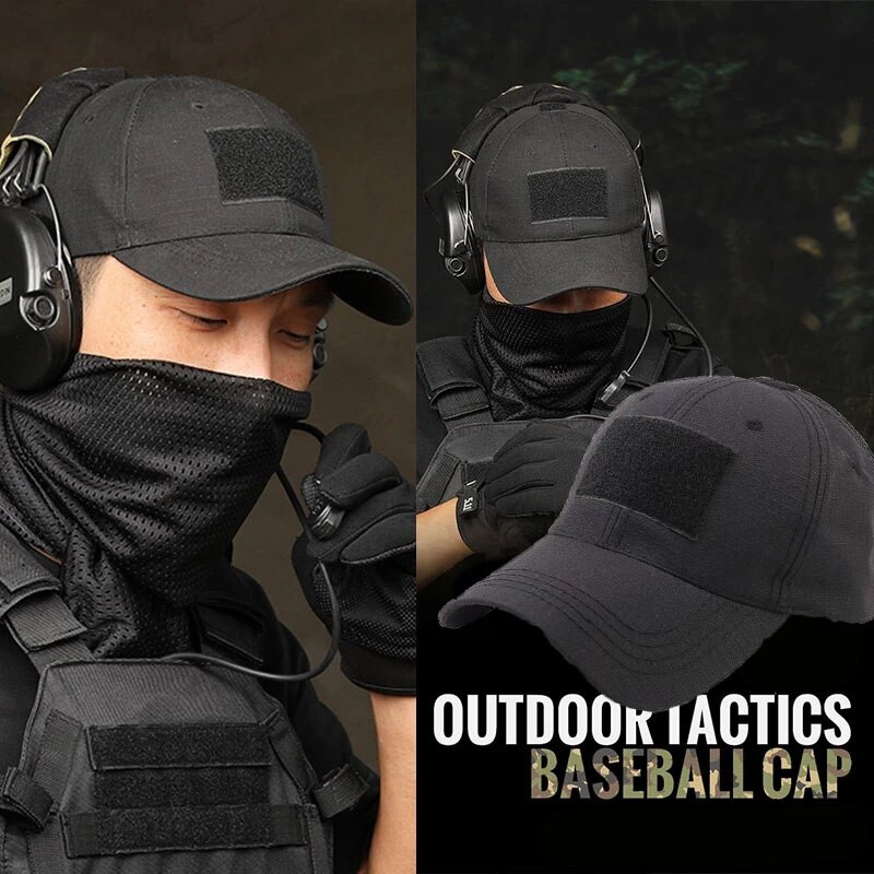 Căciulă de antrenament militară pentru bărbați, șapcă de baseball de modă, design nou, snapback, rezistentă la vânt, antipraf, toamnă, vară, ocazională, șapcă de alpinism