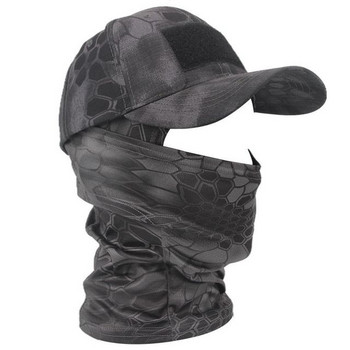 2022 Военна качулка, тактически армейски бейзболни шапки за мъже, жени, летни слънчеви шапки, камуфлаж, балаклава, полуски маска