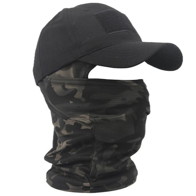 2022 Capotă militară, șepci de baseball armate tactice pentru bărbați, femei, șapci de soare snapback de vară, camuflaj în aer liber, balaclava, jumătate de mască de schi