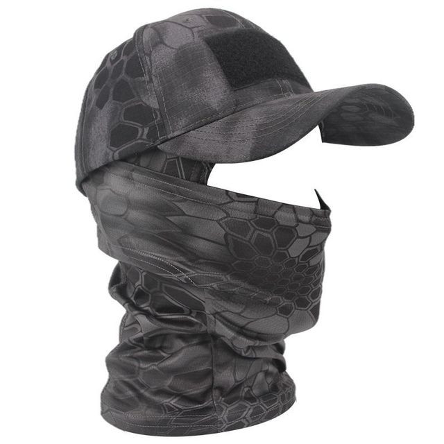 2022 Capotă militară, șepci de baseball armate tactice pentru bărbați, femei, șapci de soare snapback de vară, camuflaj în aer liber, balaclava, jumătate de mască de schi