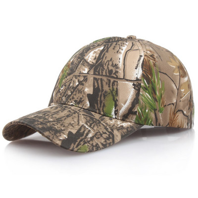 Decoration Practical Hat Quick-drying Outdoor Polyester UV Protection Adjustable Baseball Cap Camouflage Fishing